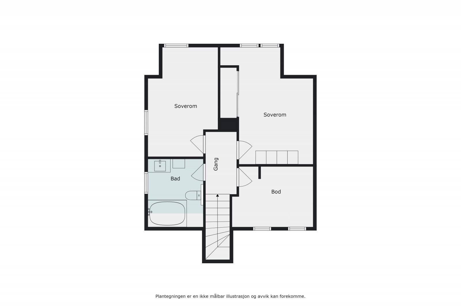 Plantegning - 2.etasje Galleribilde