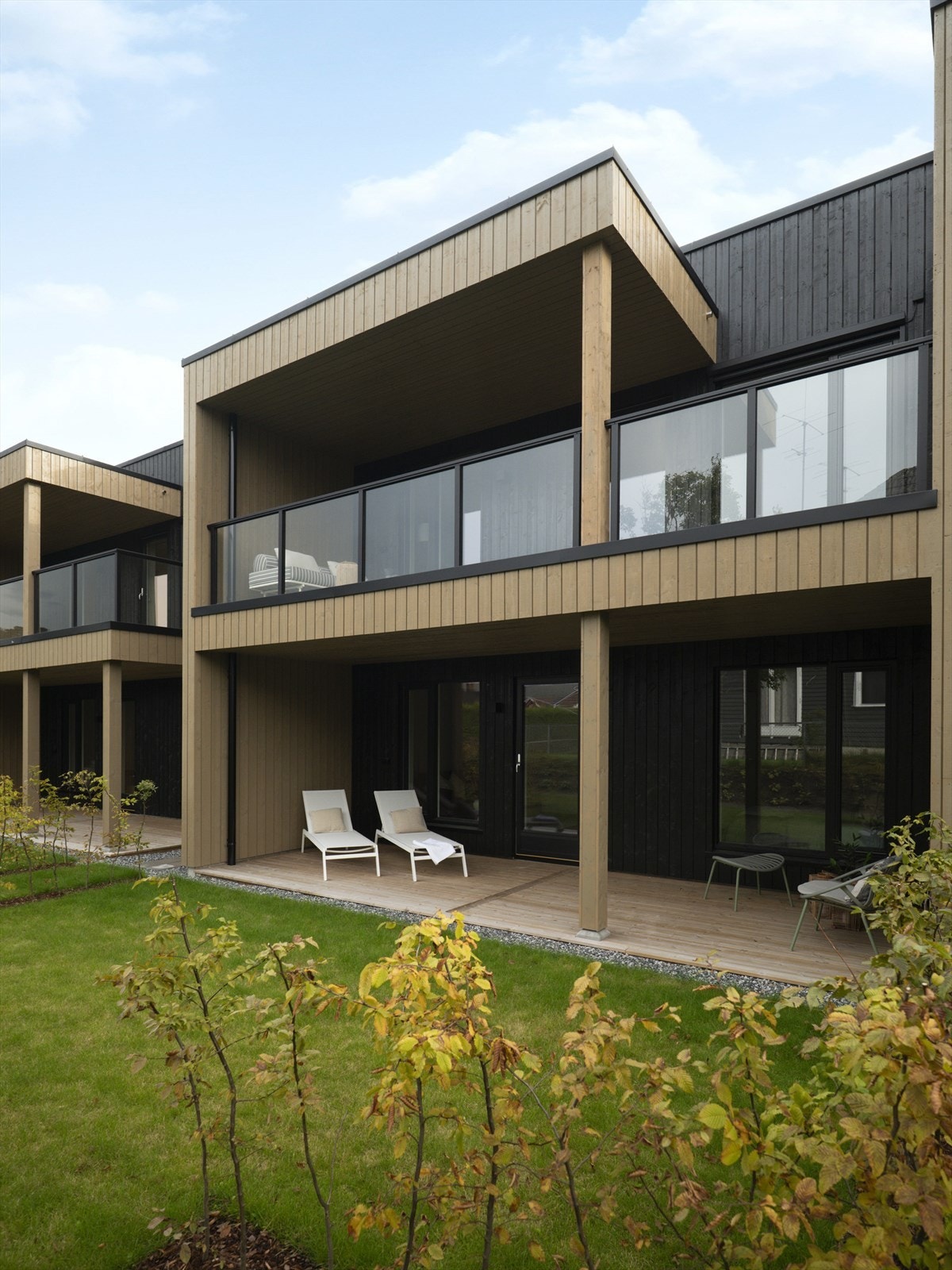 To store vestvendte uteplasser Galleribilde