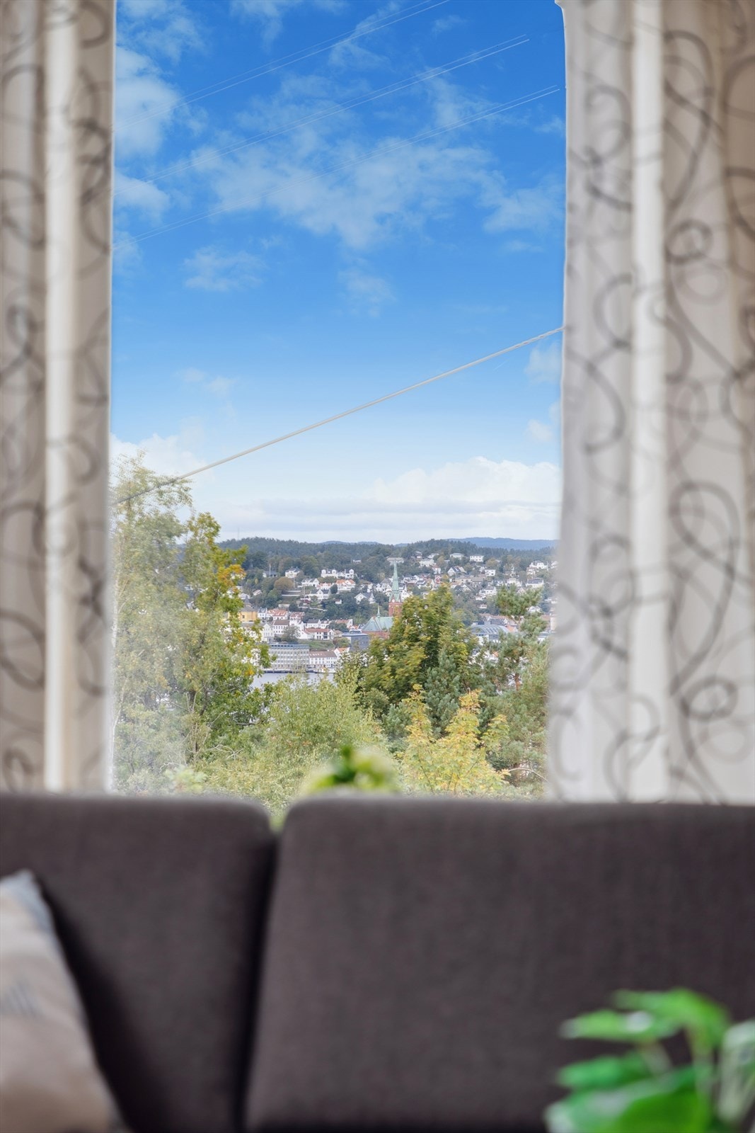 Flott utsikt fra stuen. Galleribilde