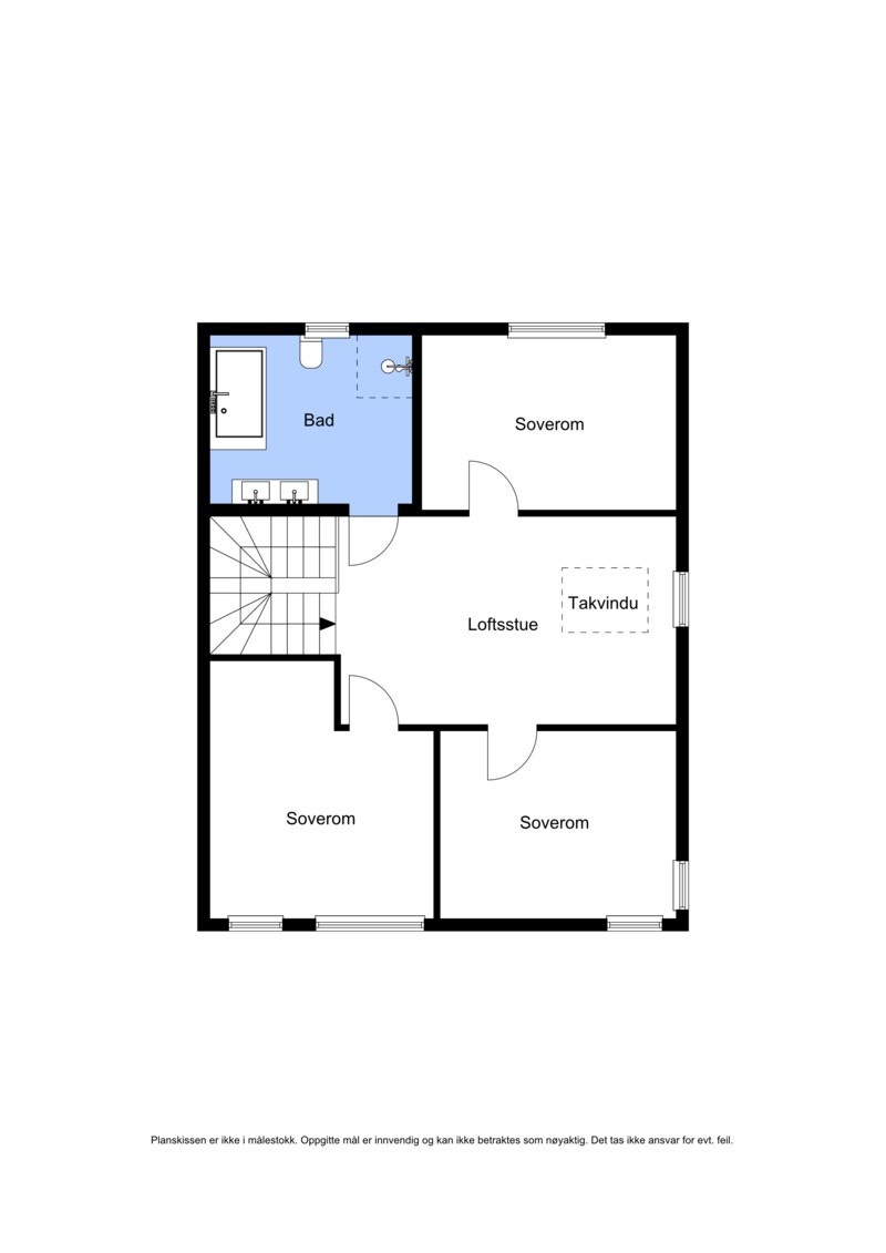 Plantegning 2. etasje Galleribilde