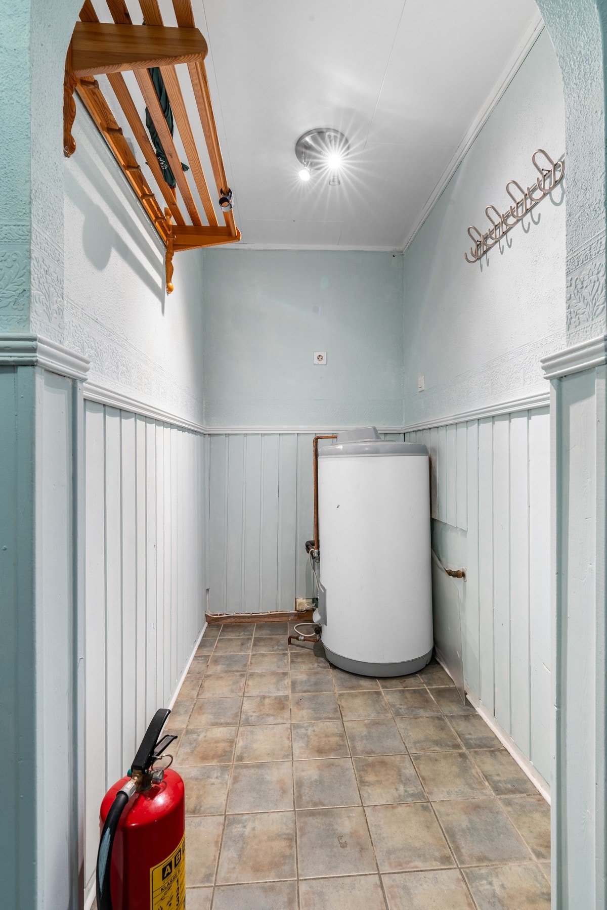 Like ved entreen er det en bod hvor VVB er plassert. Galleribilde