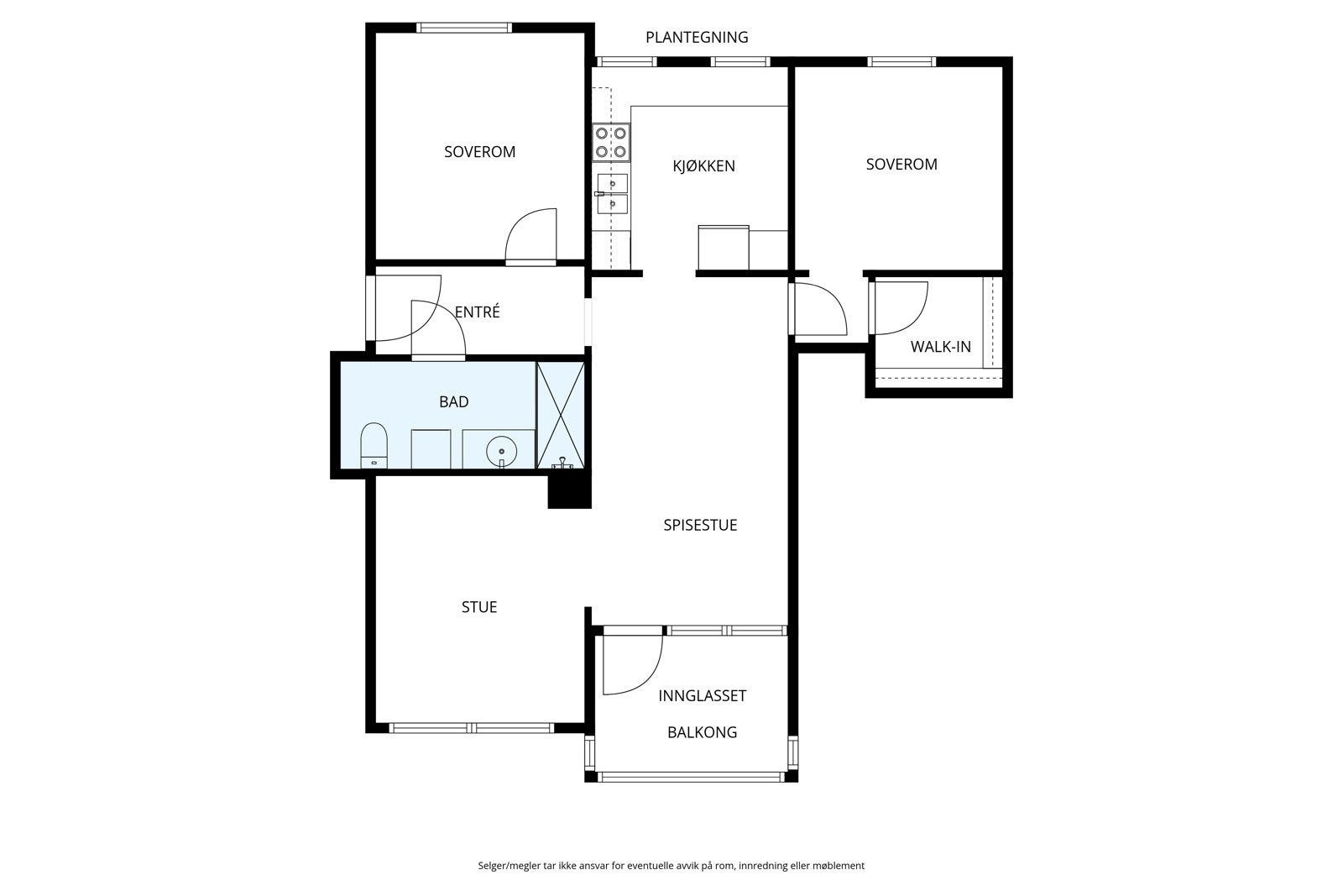 Plantegning Galleribilde