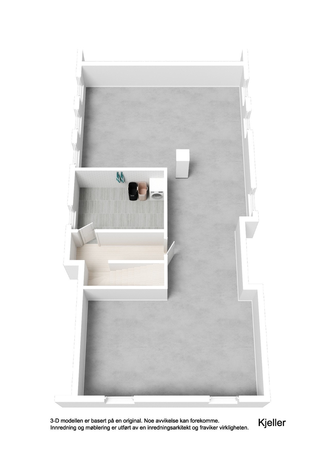 Plantegning u.etg. Galleribilde