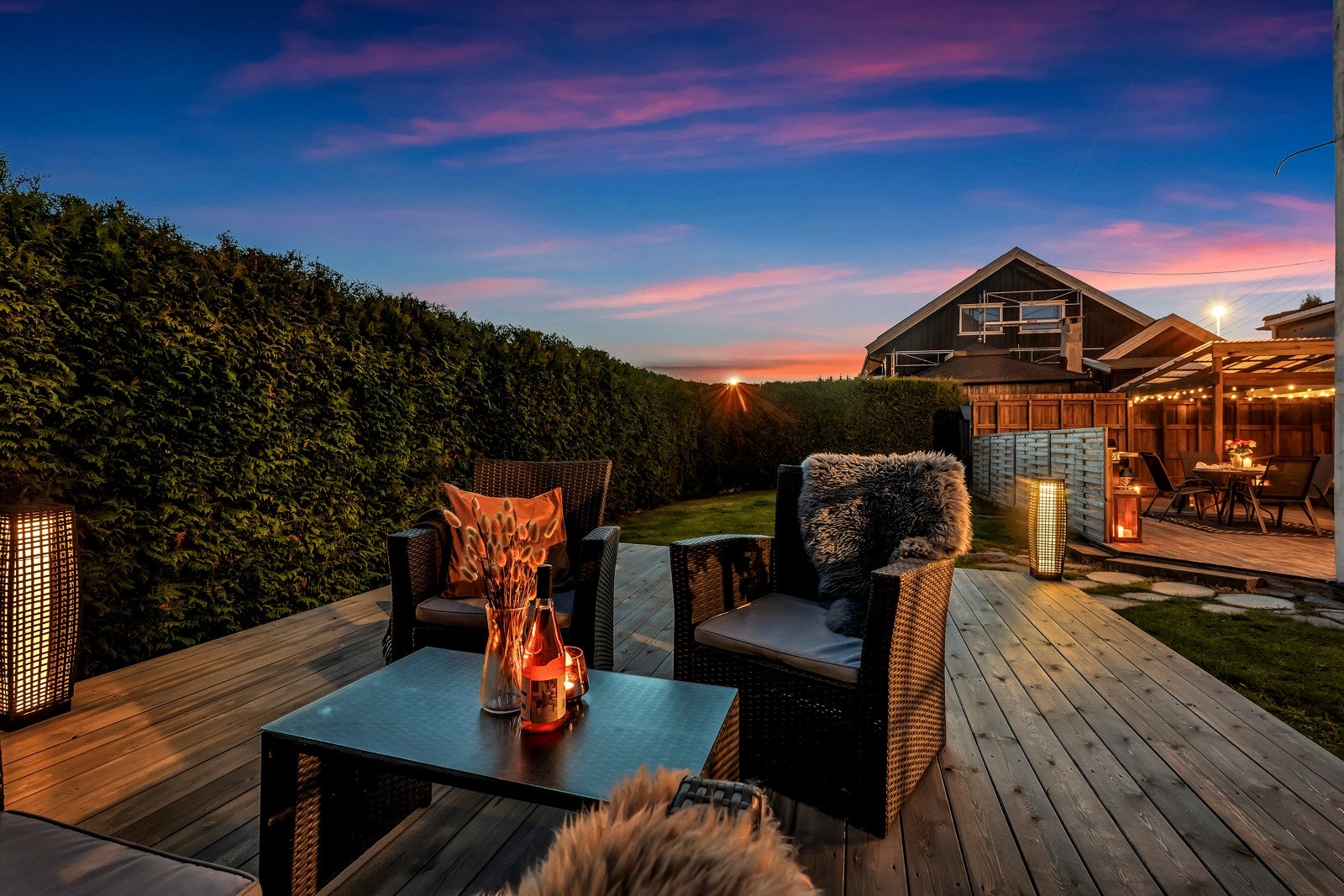 I hagen har man etablert en ekstra platting Galleribilde