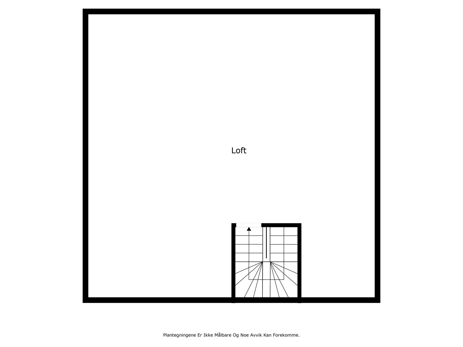 Plantegning - Loft Galleribilde