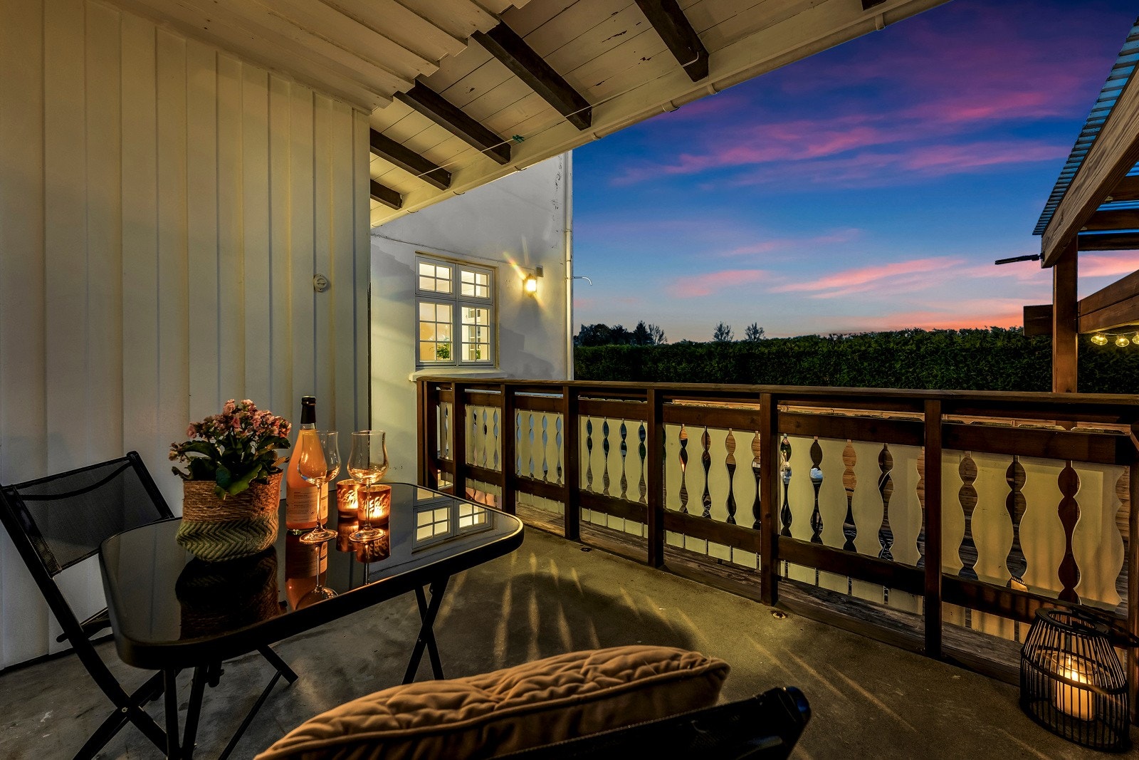 Herlig stemning på kveldstid Galleribilde