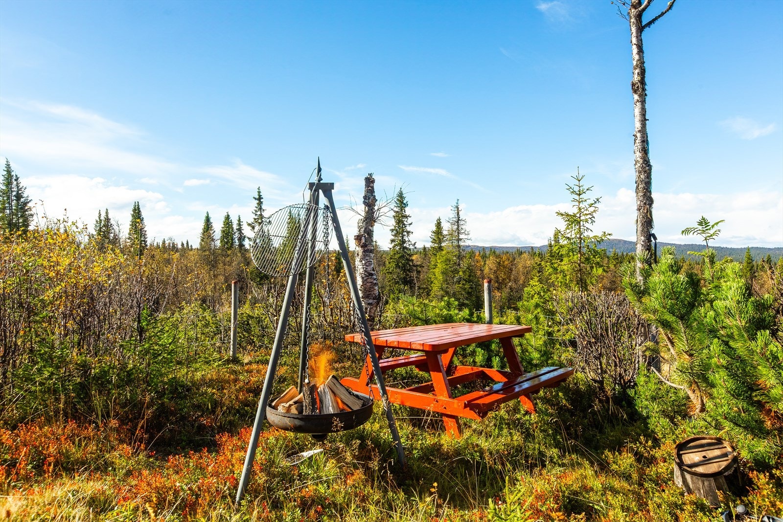 I Midtløovegen 30 får du en fredelig oase omgitt av skog og fjellterreng - perfekt for deg som søker ro, enkelhet og nærhet til naturen. Galleribilde