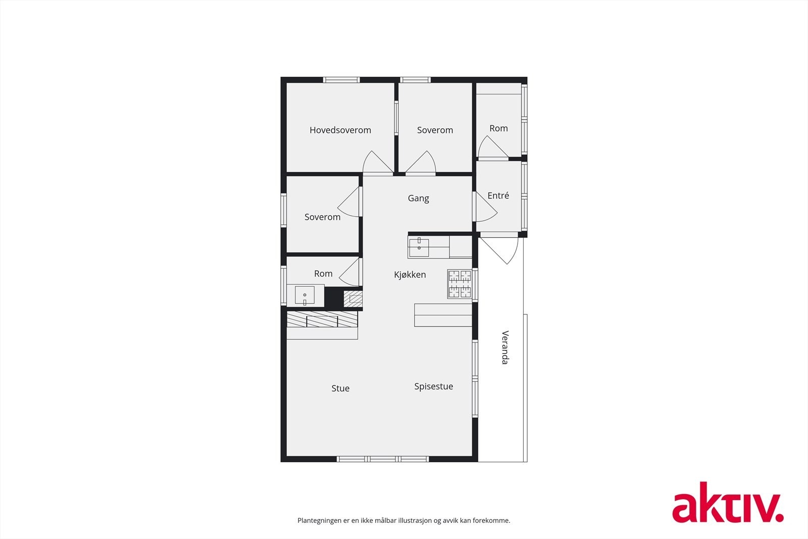 Plantegning. Galleribilde