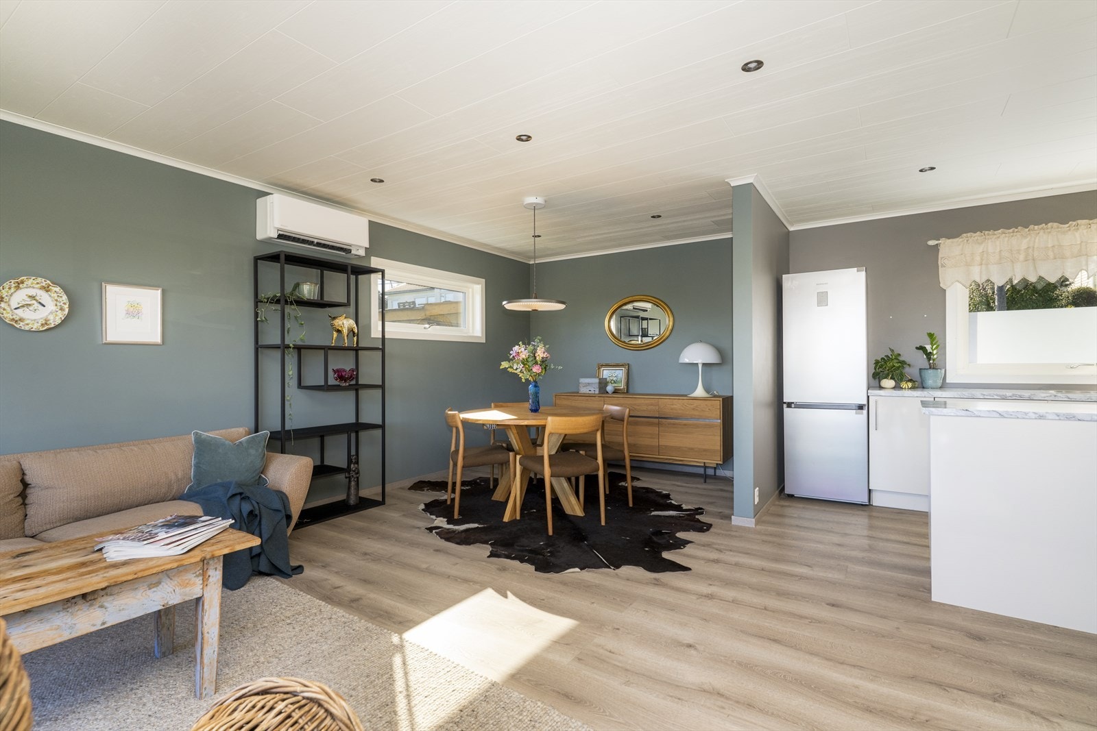 Det er i 2022 også installert varmepumpe for en jevn og behagelig varme. Galleribilde