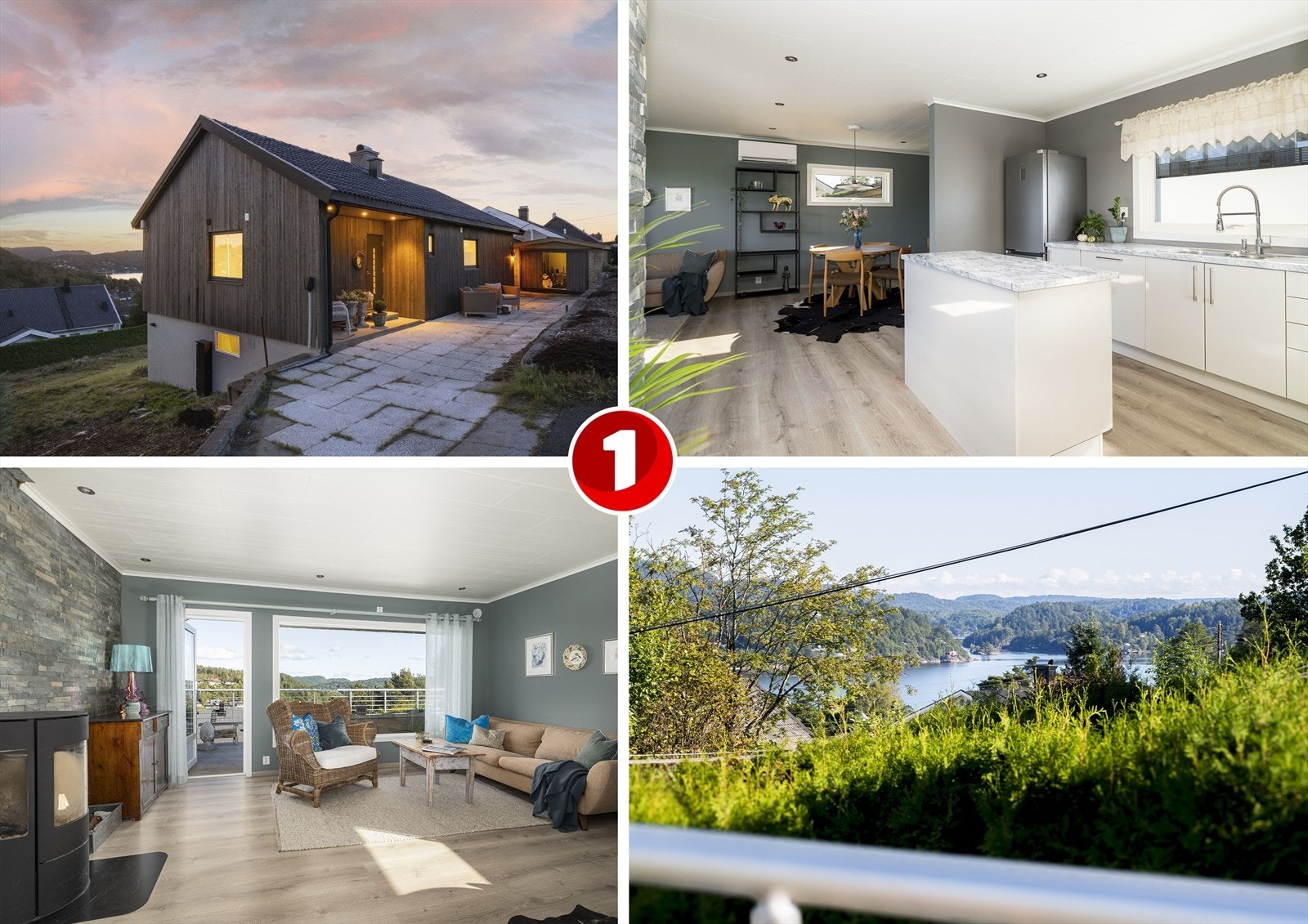 Vesentlig påkostet enebolig beliggende i et veletablert og populært boligområde på Heistad. Galleribilde