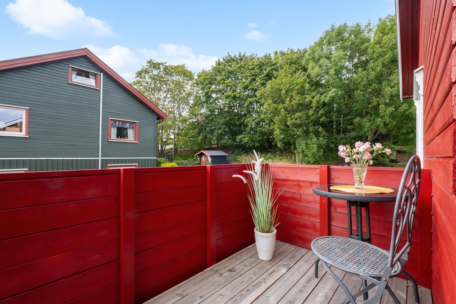 Balkongen er på 5 kvm. Galleribilde