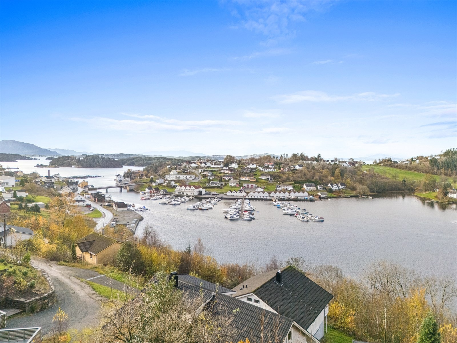 Vestvendt beliggenhet med flott utsikt Galleribilde