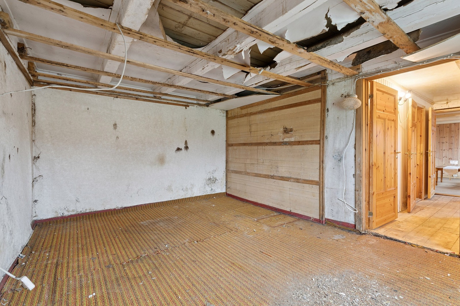 Soverommet er i svært dårlig stand Galleribilde