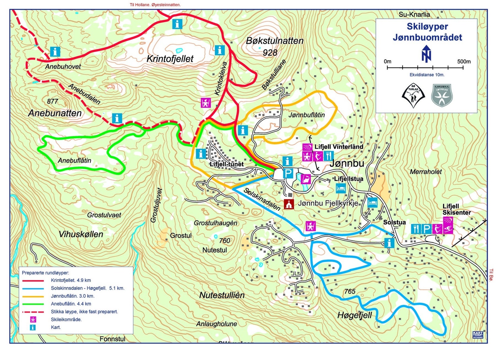 Løypekart Galleribilde