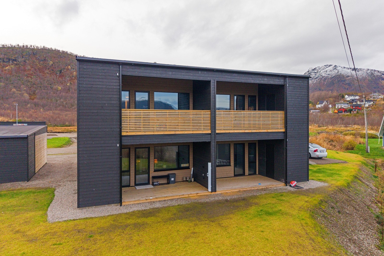 4-mannsboligen ble oppført 2024. Galleribilde