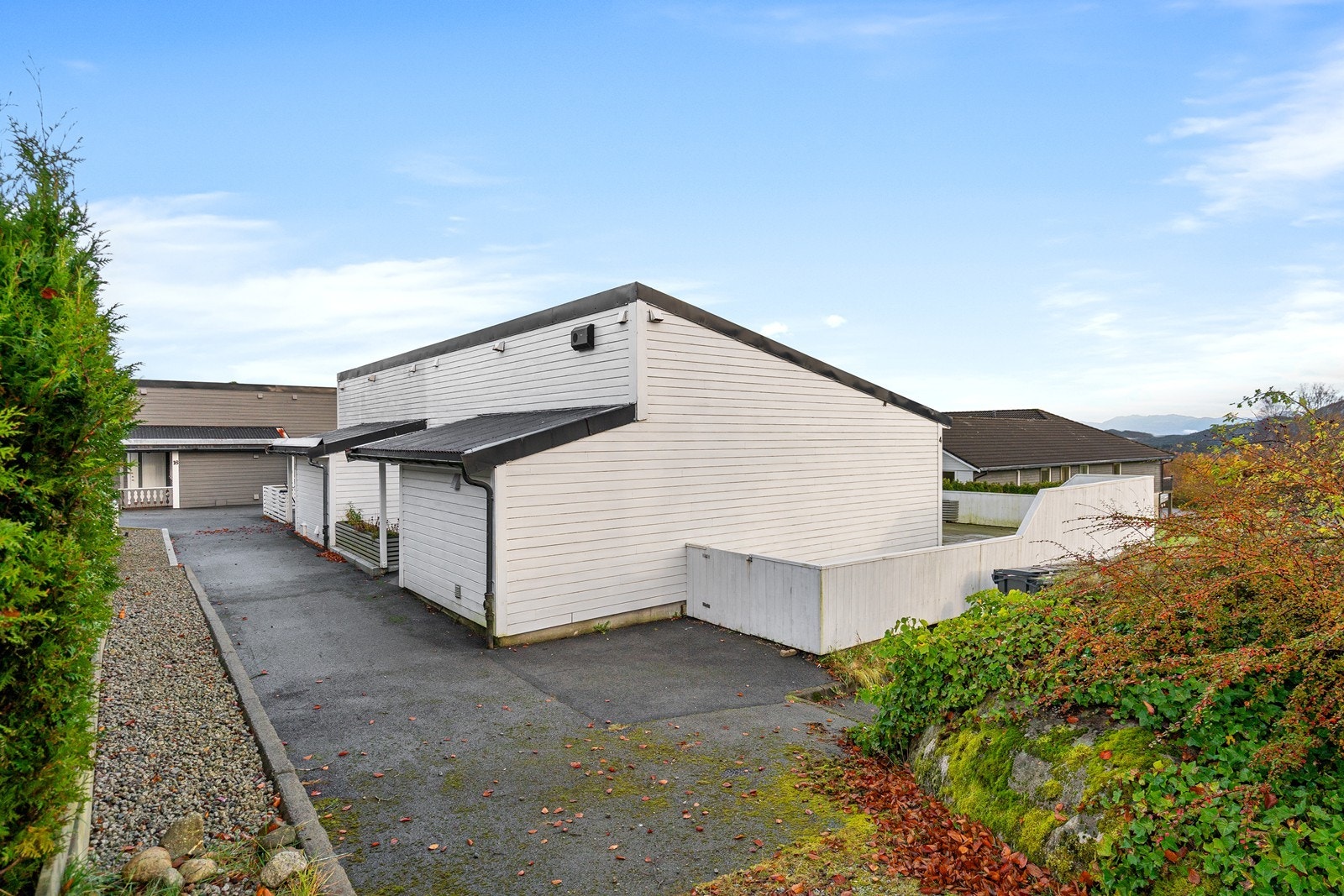 Fasade ved inngangsparti Galleribilde