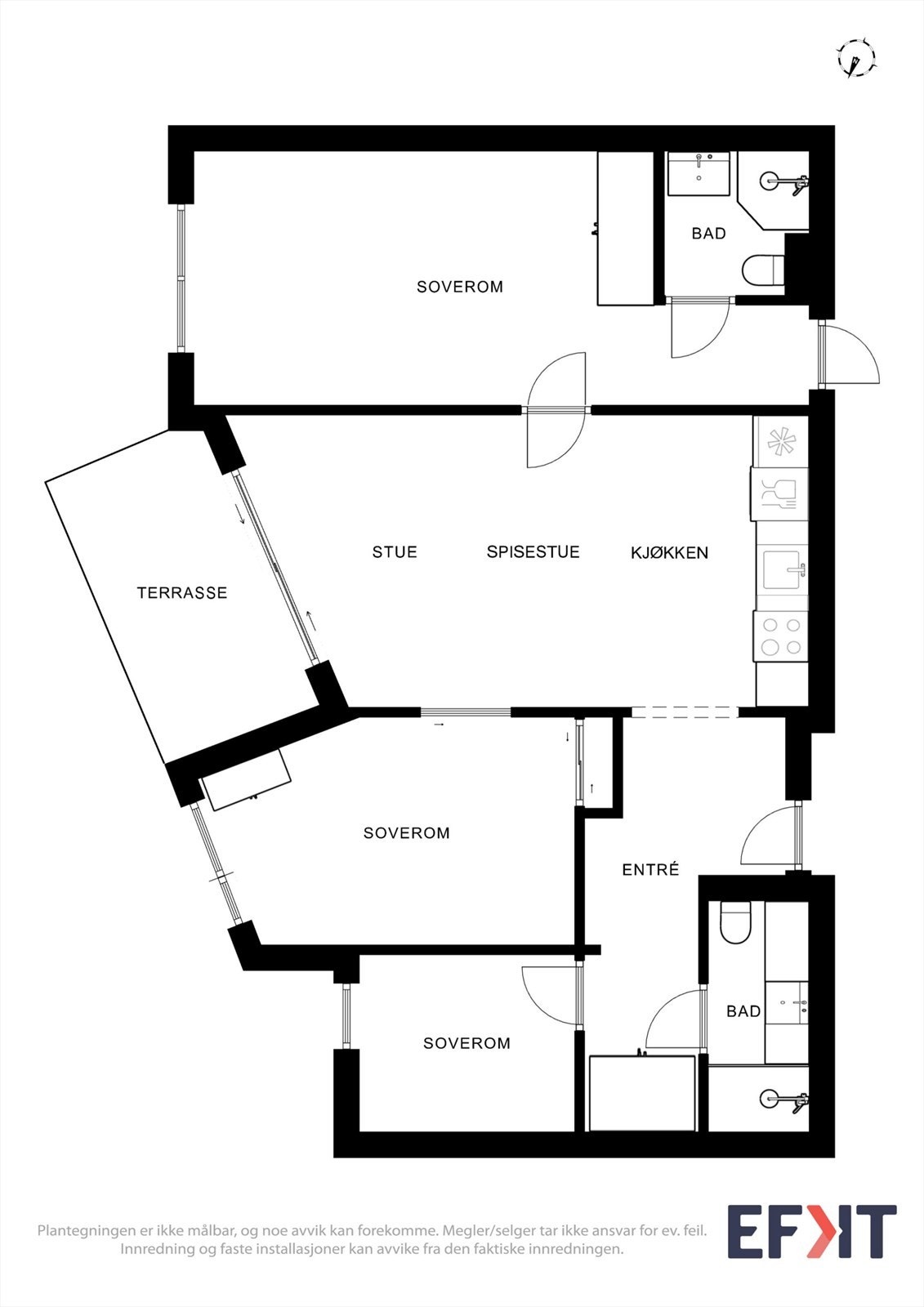 Plantegning Galleribilde