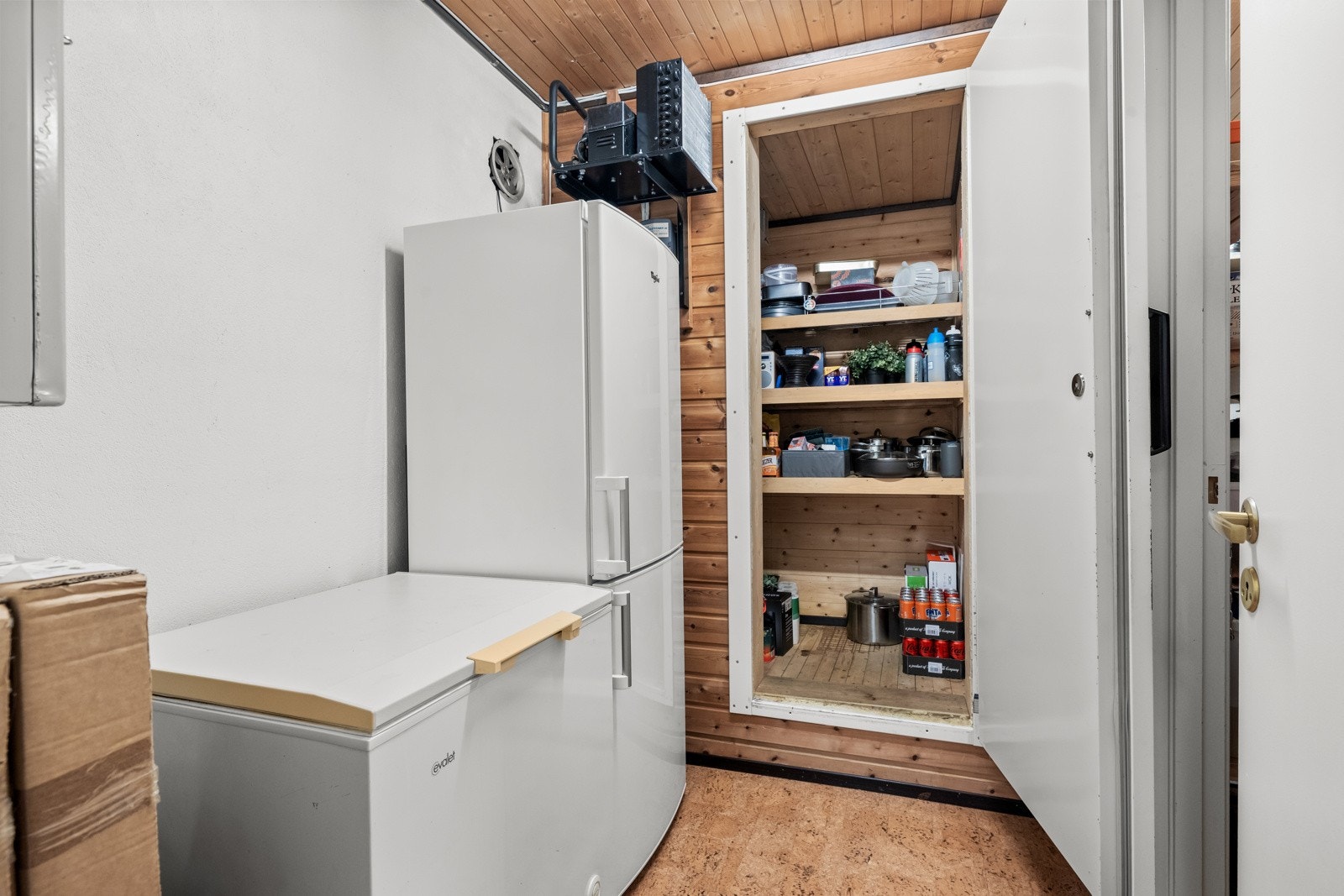 Kjølerom ved den ene boden. Galleribilde