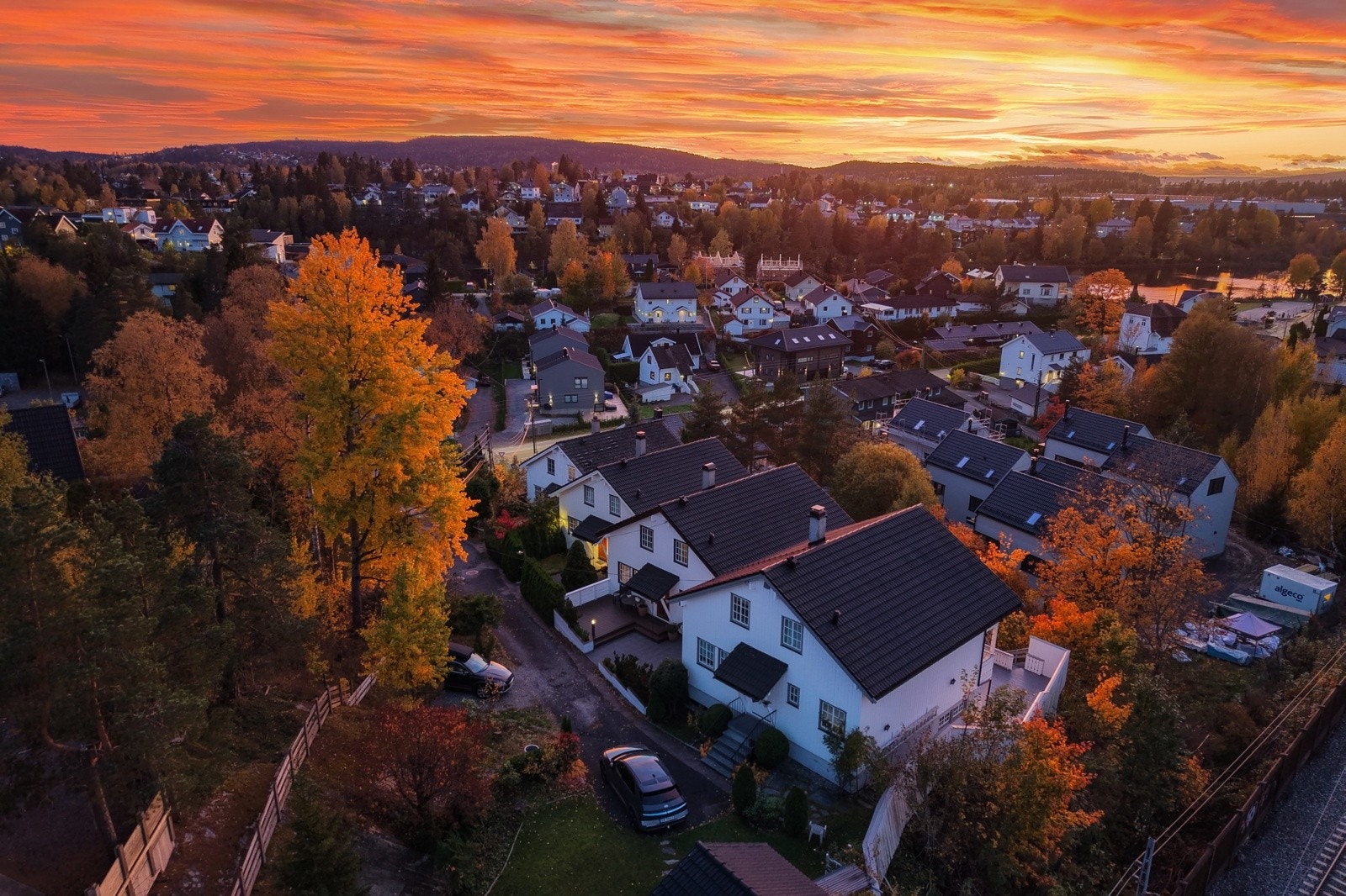Høy og fritt beliggende med fin utsikt. Galleribilde