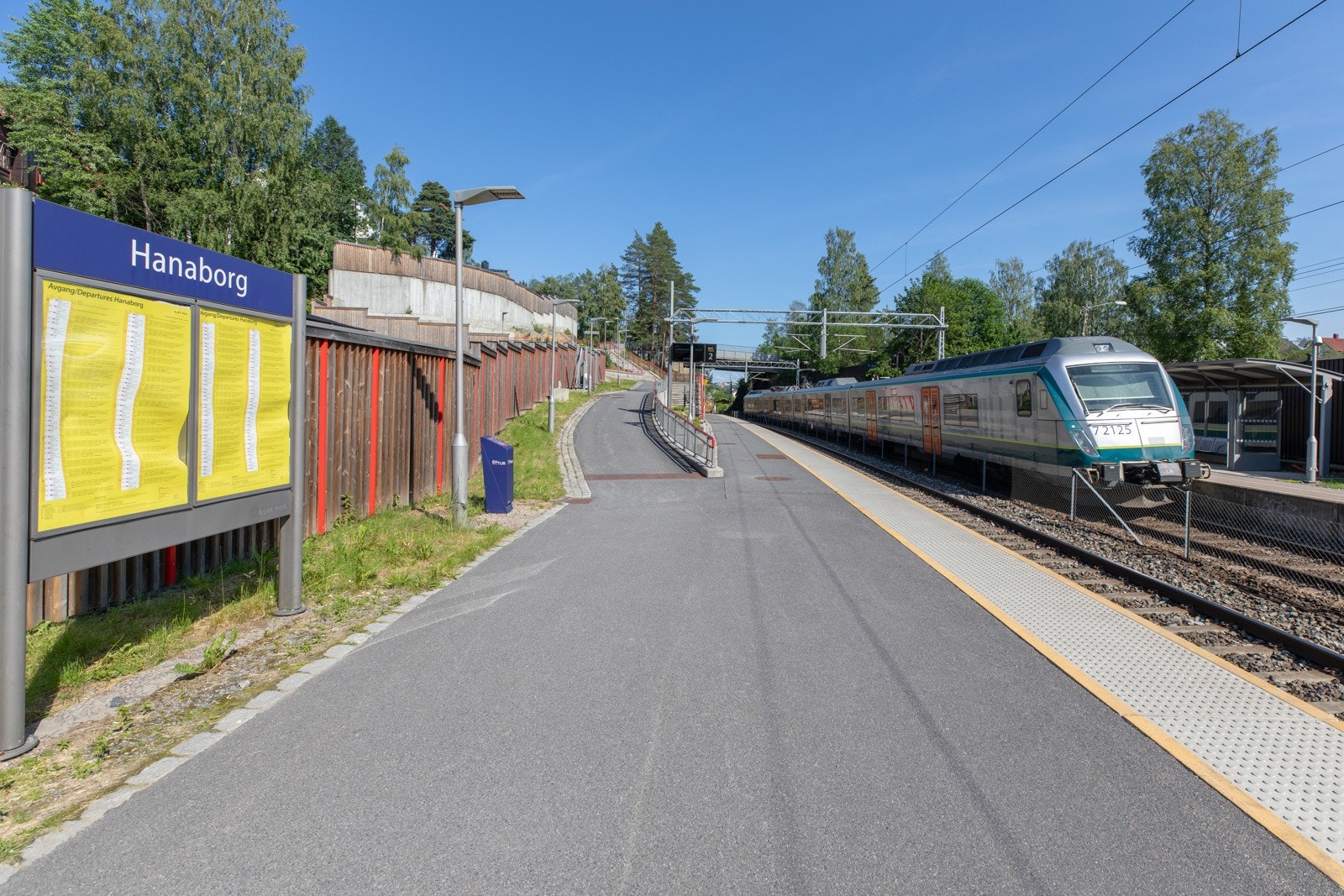 Gangavstand til Hanaborg togstasjon. Galleribilde