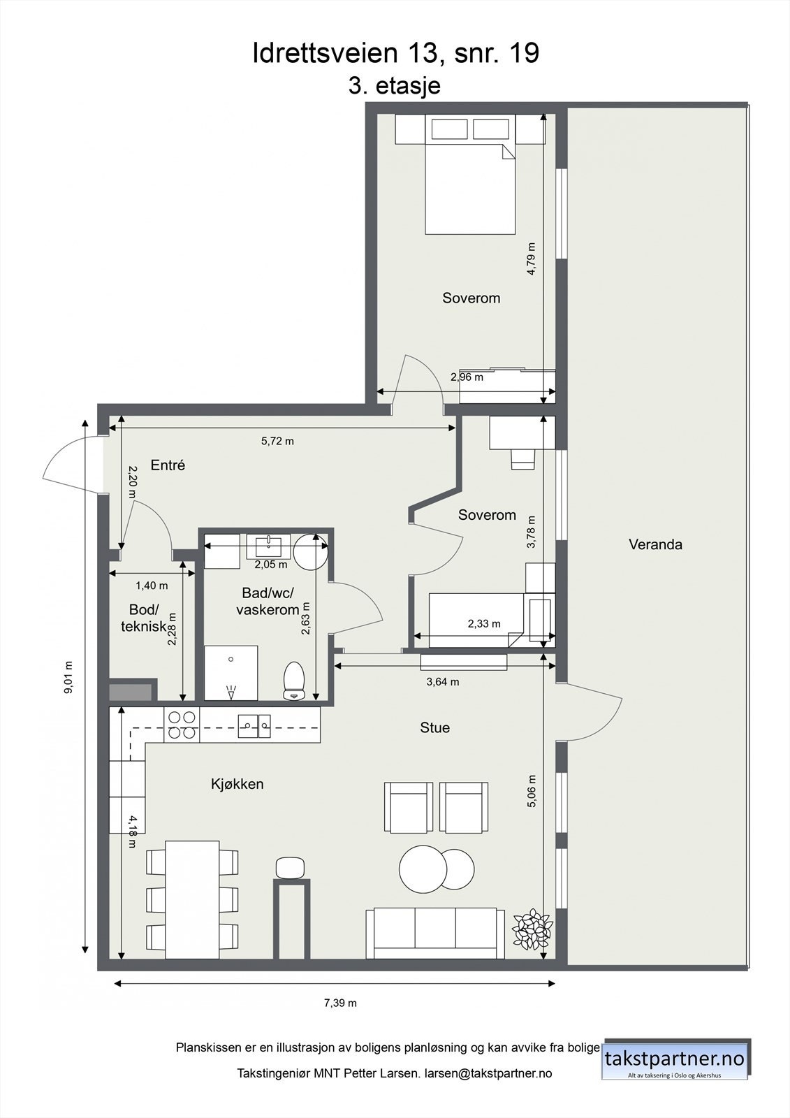 Plantegning. Galleribilde