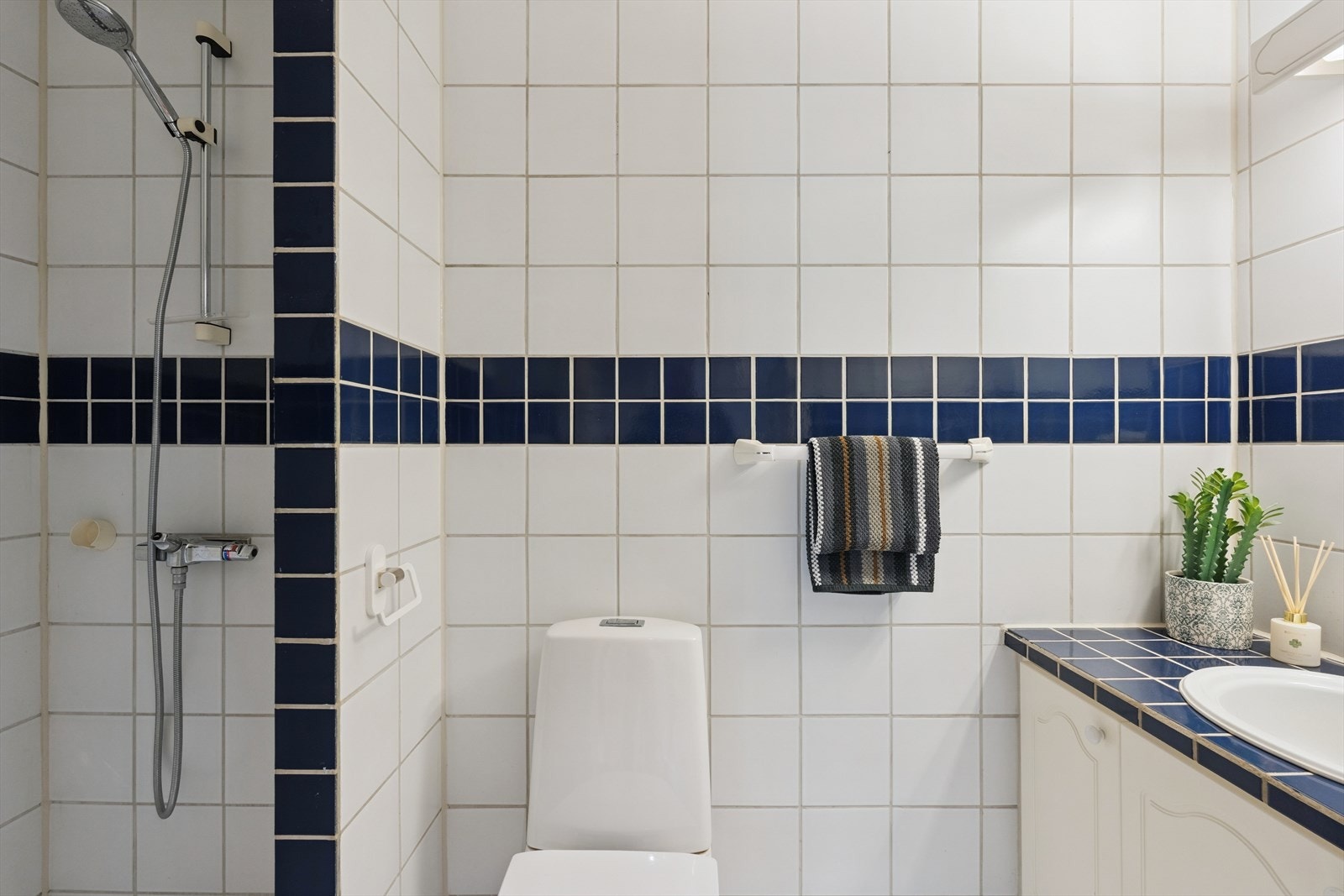 Med flere bad, egen badstue for avslapning etter turer i frisk natur, og et praktisk vaskerom med god plass til oppbevaring og maskiner, er dette en familievennlig bolig. Galleribilde