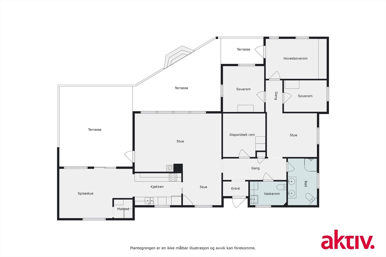 Plantegning Galleribilde