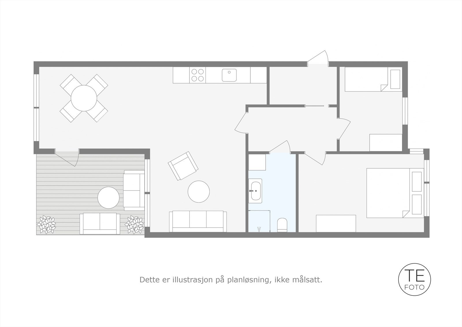 Plantegning Galleribilde