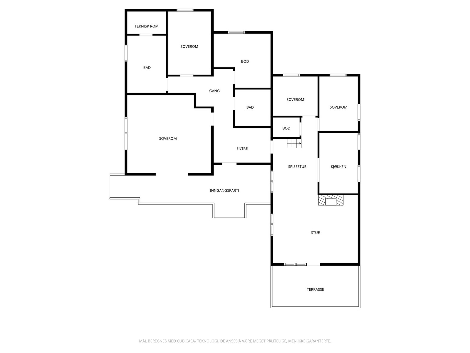 Plantegning Galleribilde