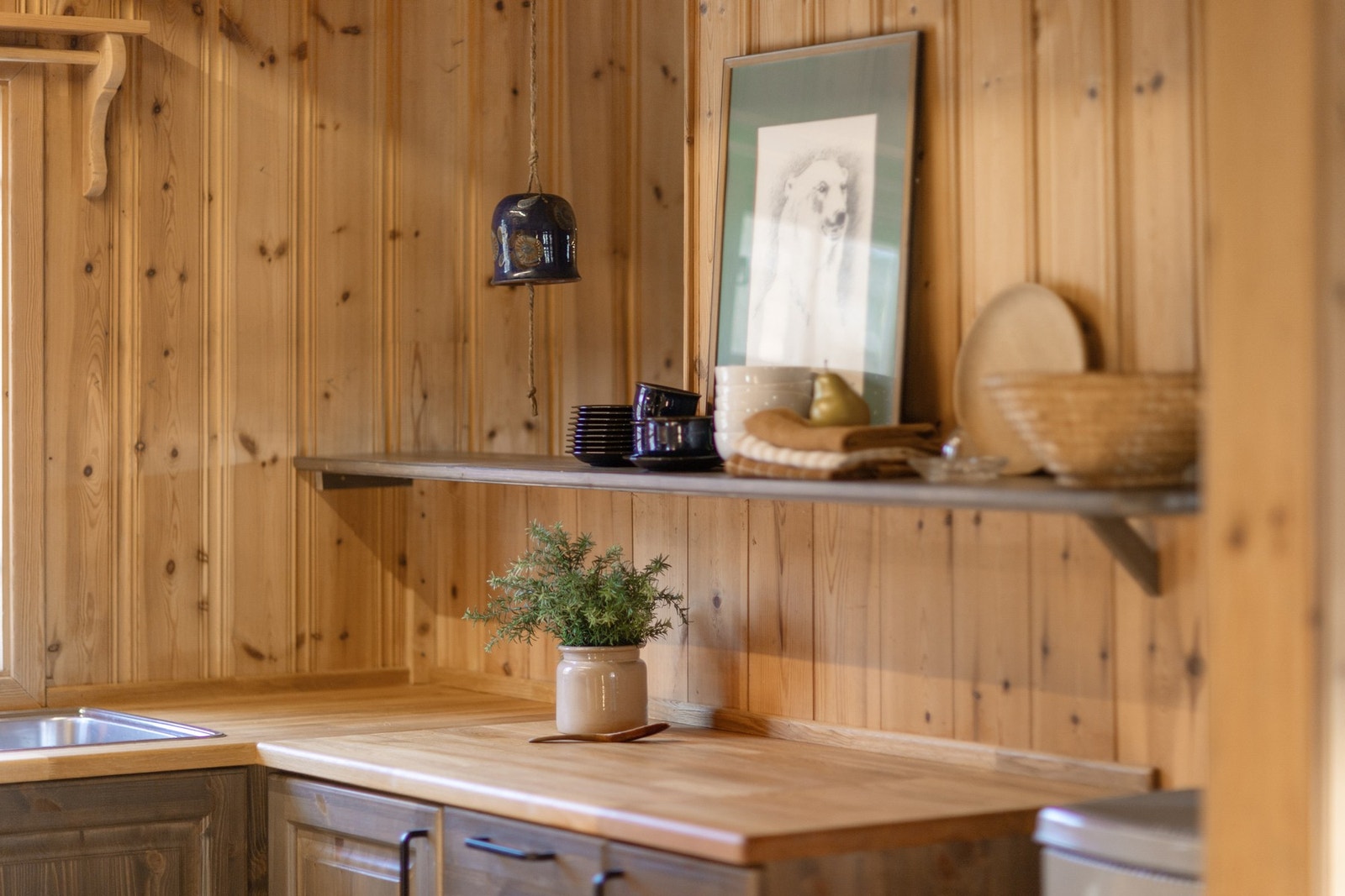 Trivelig kjøkken som ble fornyet i 2015 Galleribilde