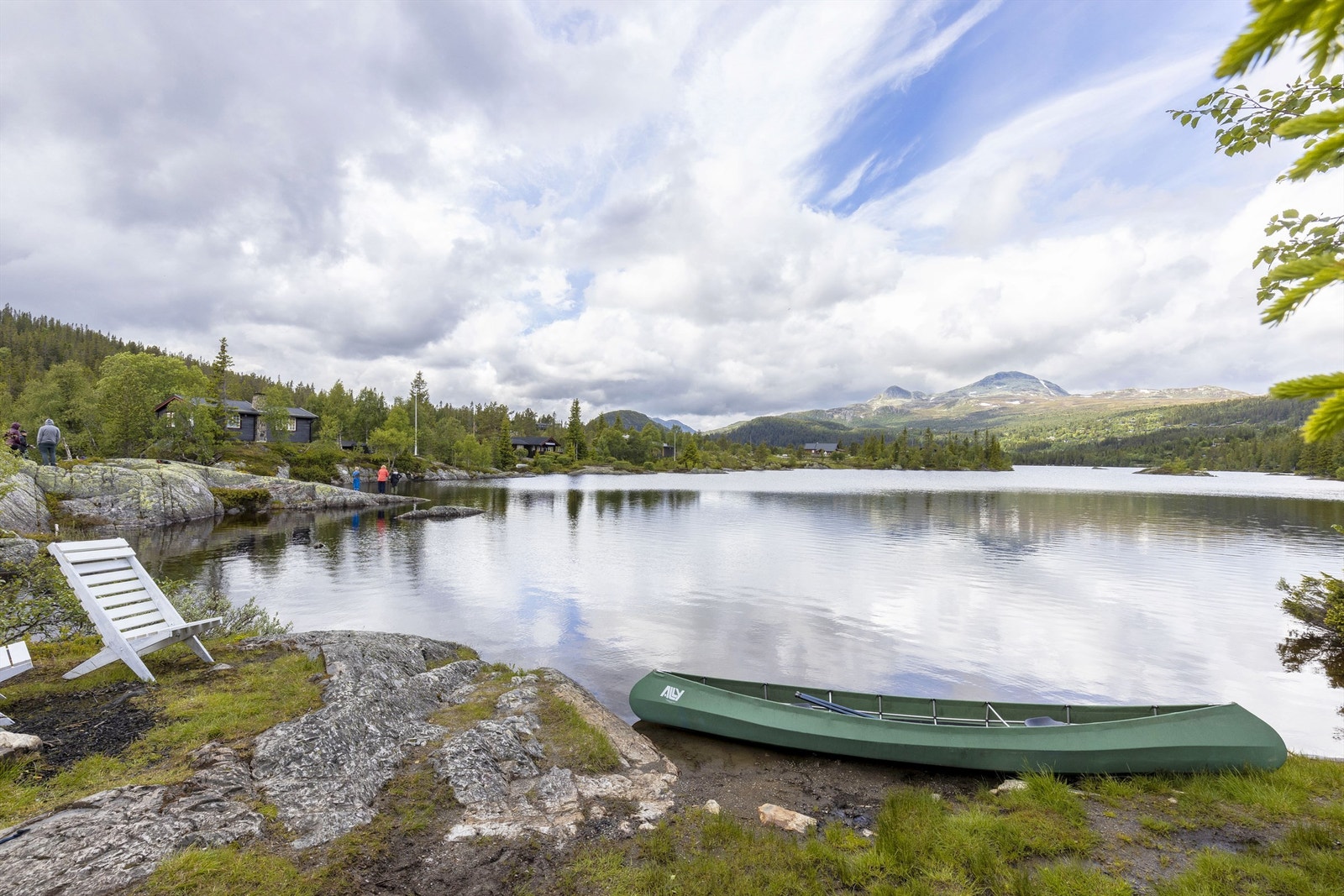 Fine bademuligheter ved Toskjærvatnet Galleribilde