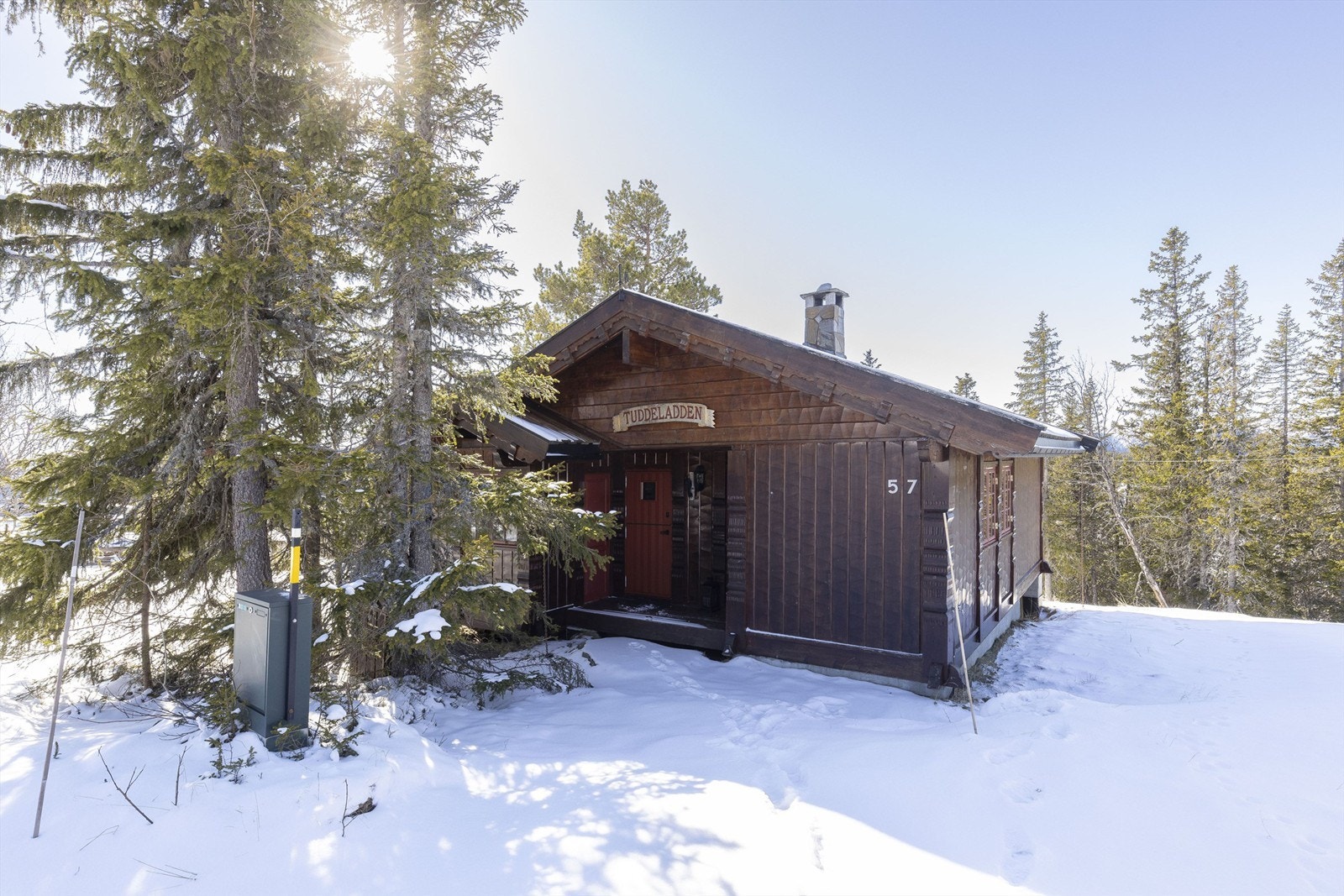 Eiendommen har eget anneks kalt "Tuddeladden". Perfekt for utleie eller storfamilien! Galleribilde