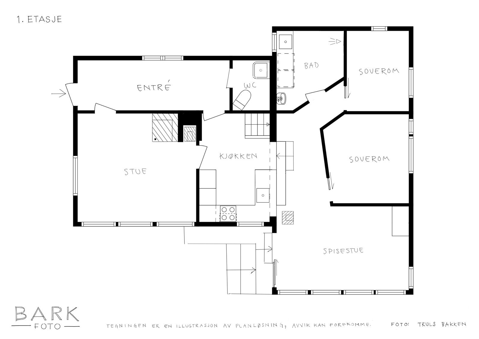 Planskisse Galleribilde