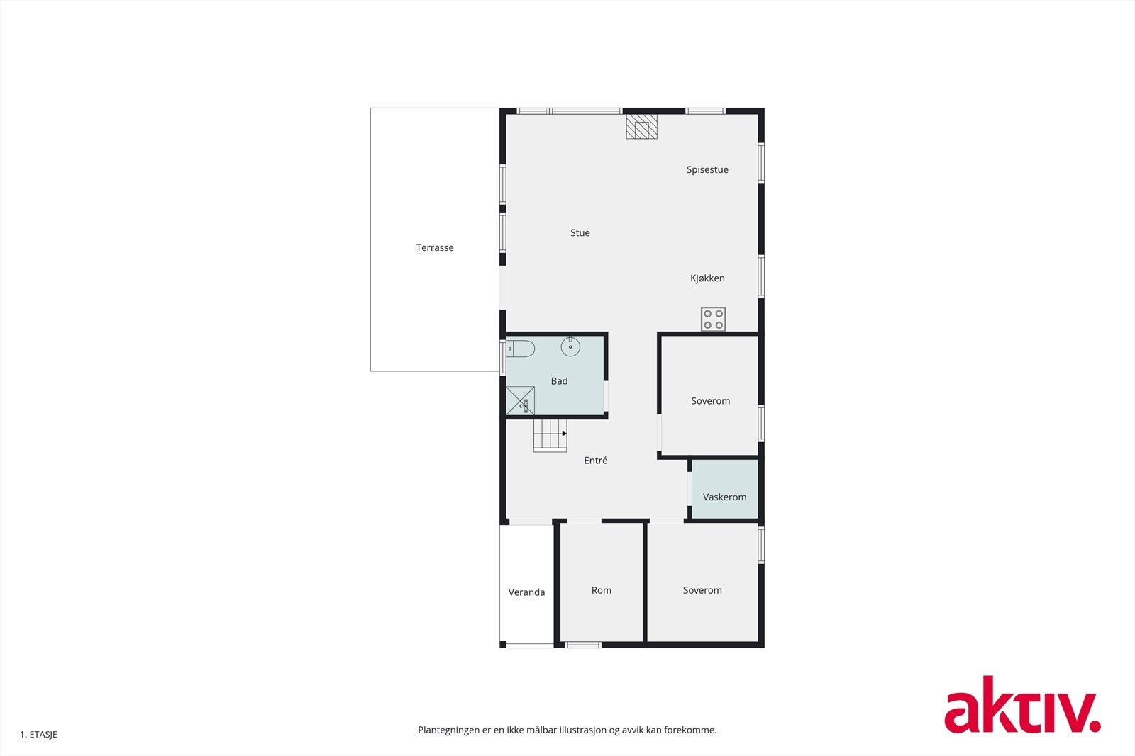 Plantegning Galleribilde
