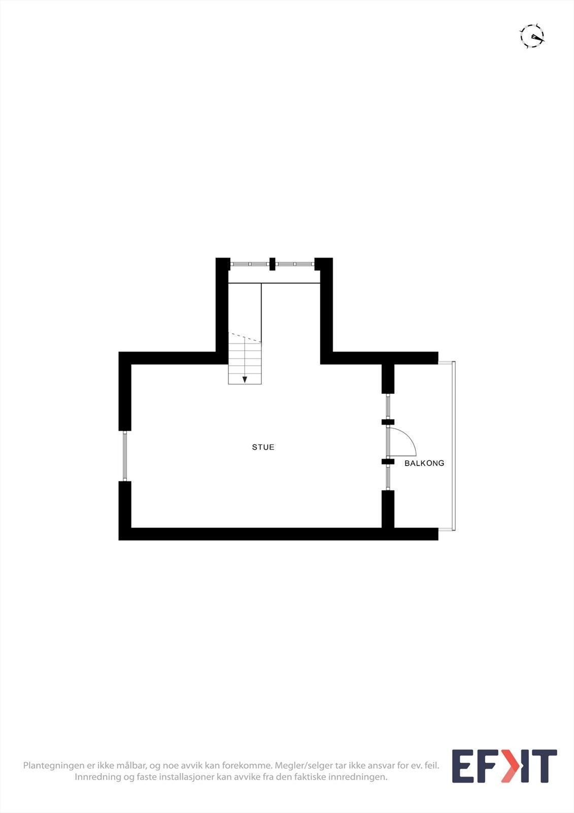 Plantegning garasje 2. etasje Galleribilde