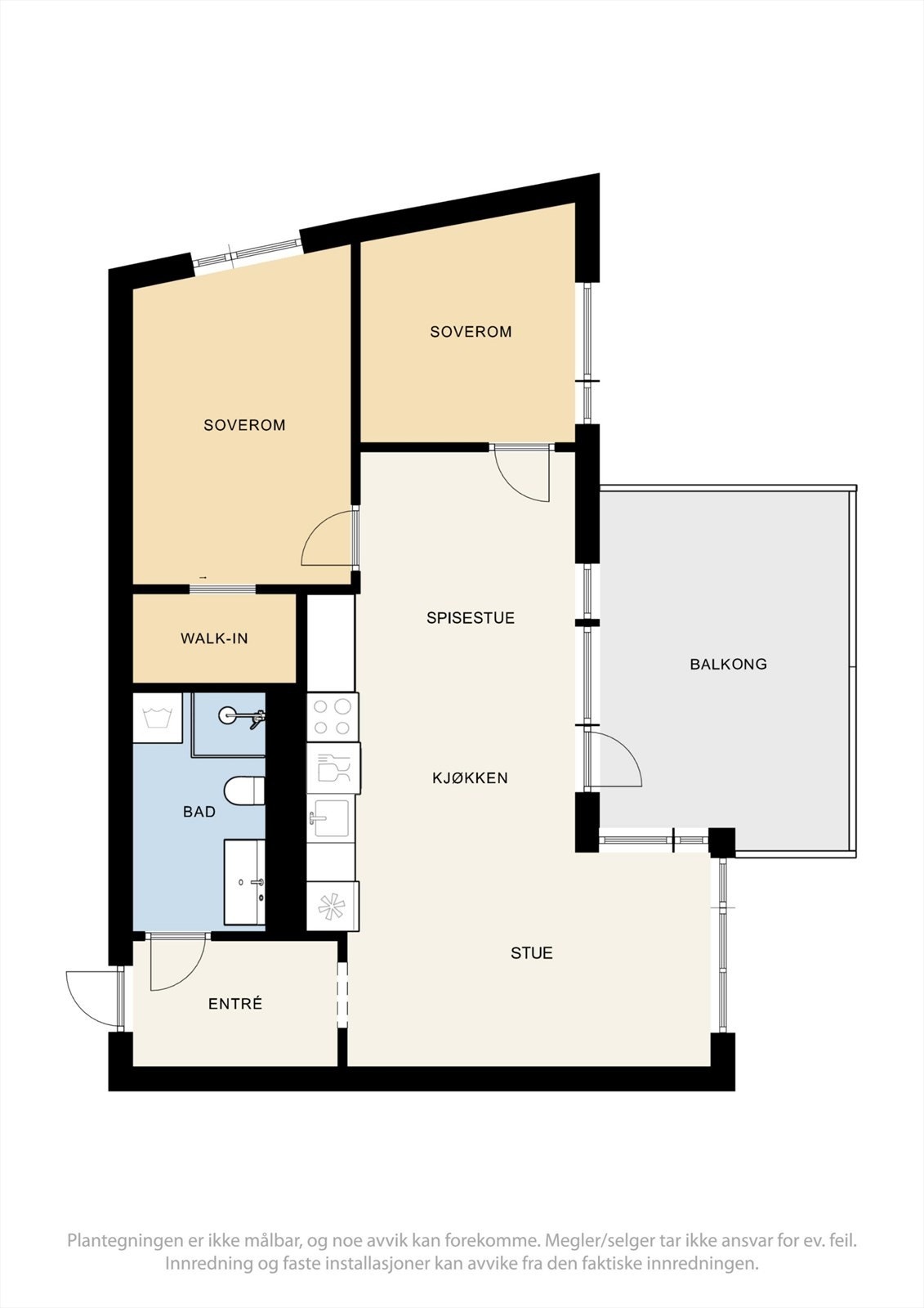 Boligen har en godt utnyttet planløsning. Galleribilde