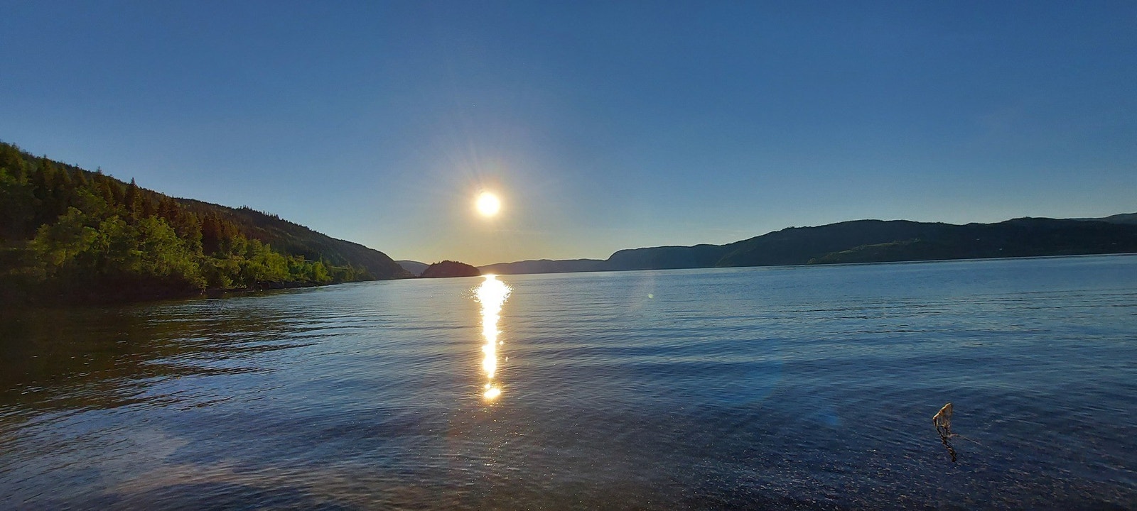 Dronefoto fra området. Fin badeplass Galleribilde