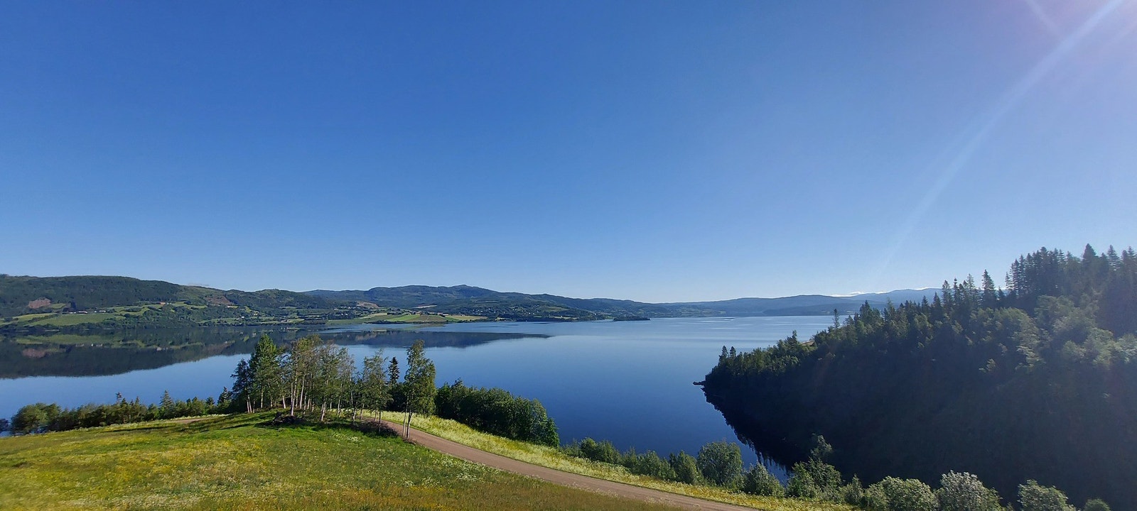 Dronefoto fra området Galleribilde