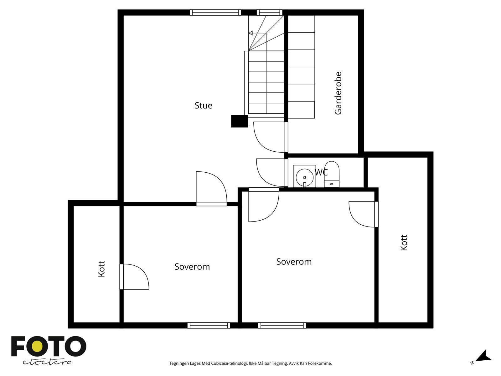 Plantegning loft. Galleribilde