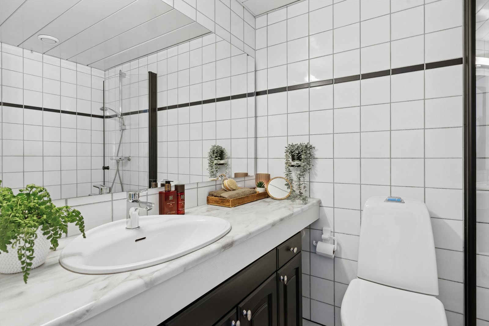 Utstyrt med wc og dusjkabinett. Galleribilde