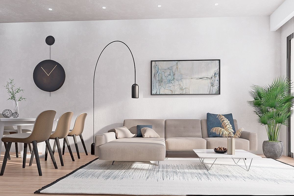 Romslig stue Galleribilde