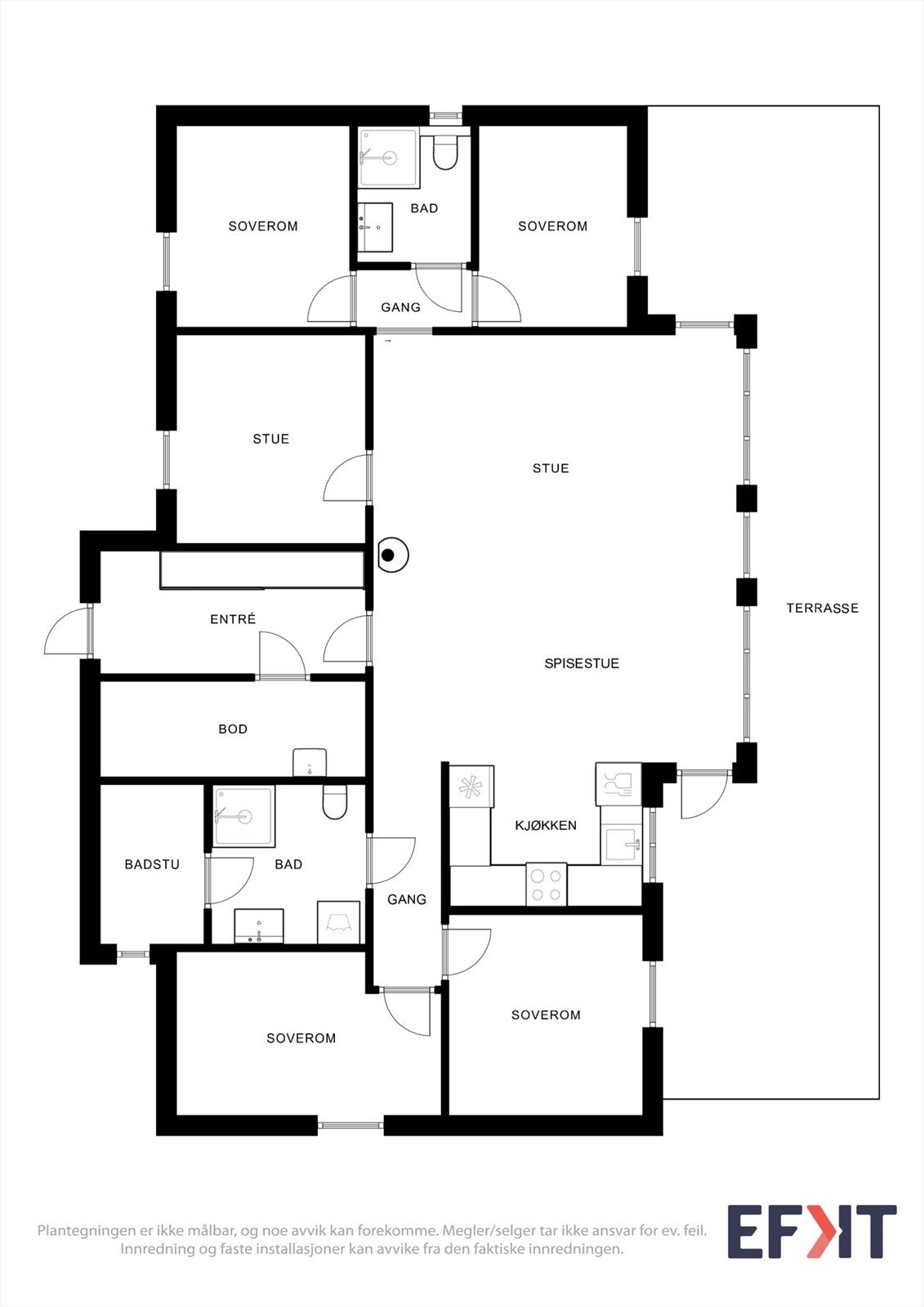 Plantegning. Galleribilde