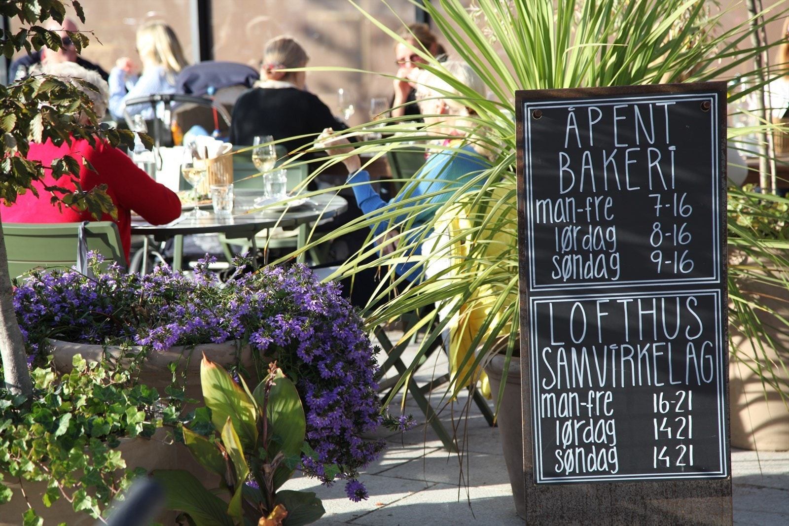 Åpent Bakeri / Lofthus Samvirkelag har blitt et sosialt møtested Galleribilde