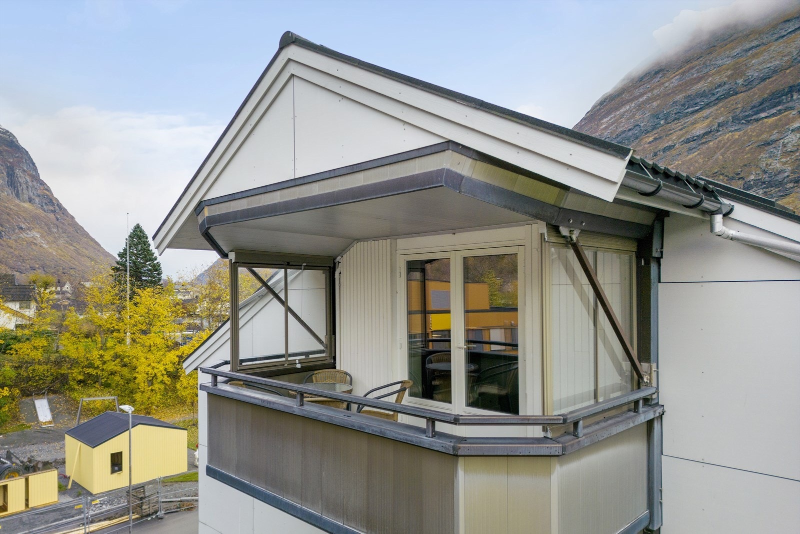 Her kan man nyte uterom og utsikt samtidig. Galleribilde