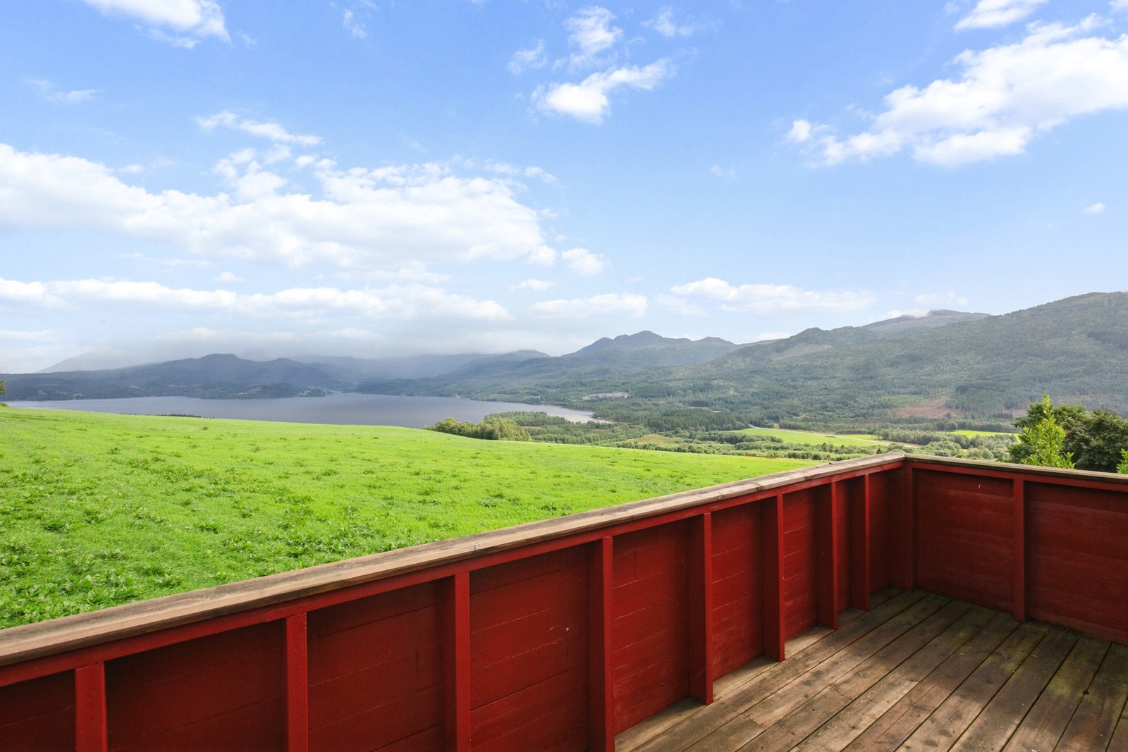 Utsikt fra balkong i loftetasjen Galleribilde