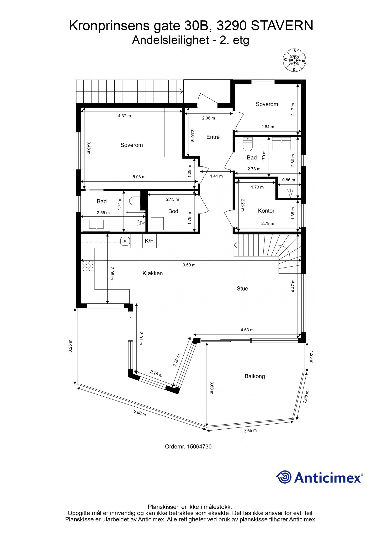 Plantegning Galleribilde