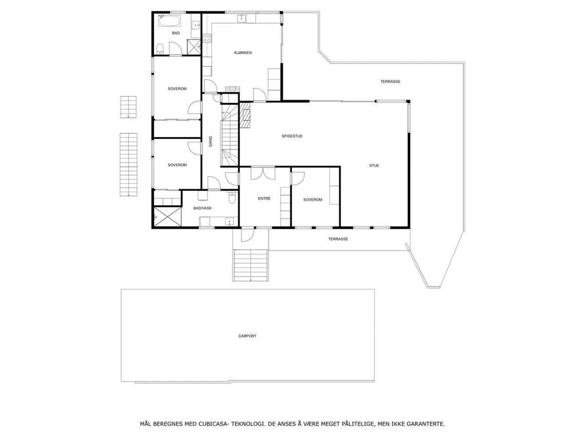 Plantegning 1. etasje. Galleribilde