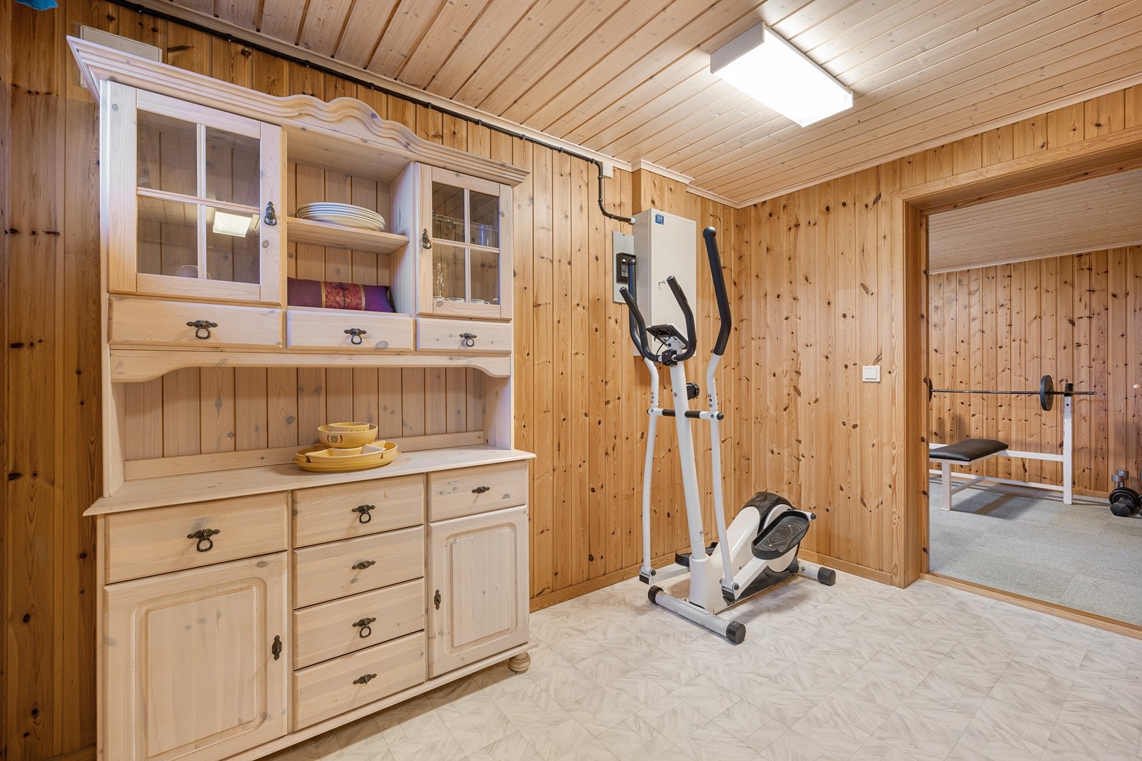 Innredet rom. Galleribilde