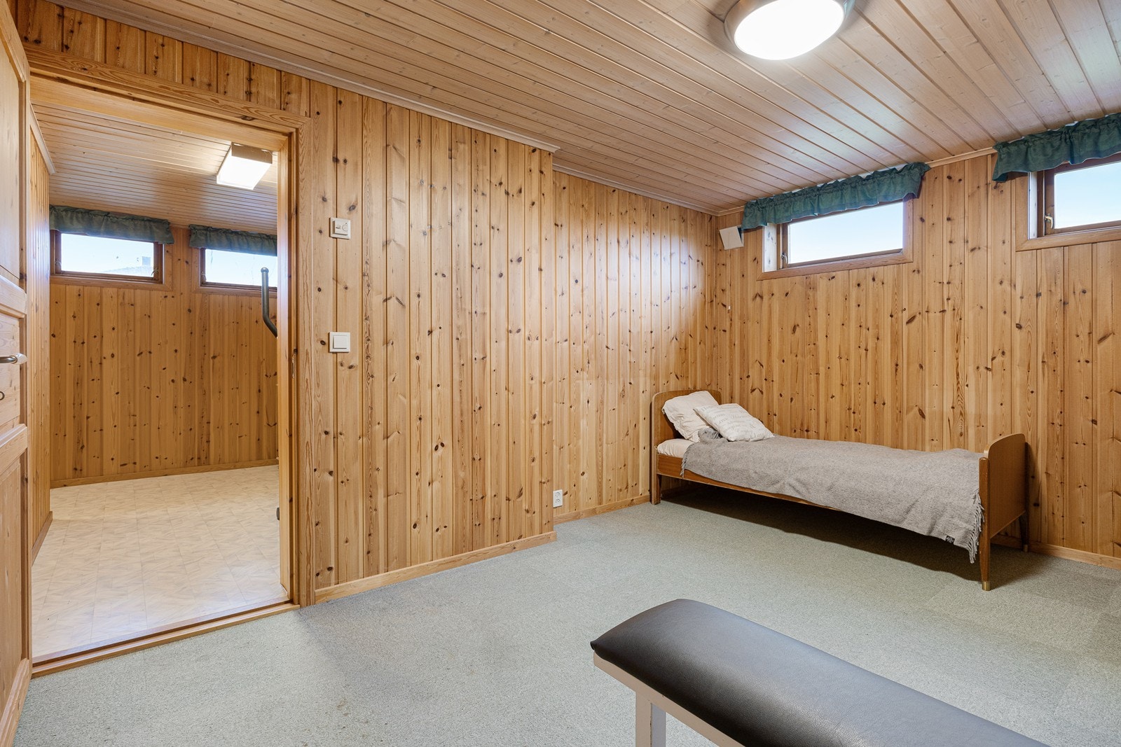 Innredet rom i kjeller. Rommet er ikke godkjent for varig opphold. Galleribilde