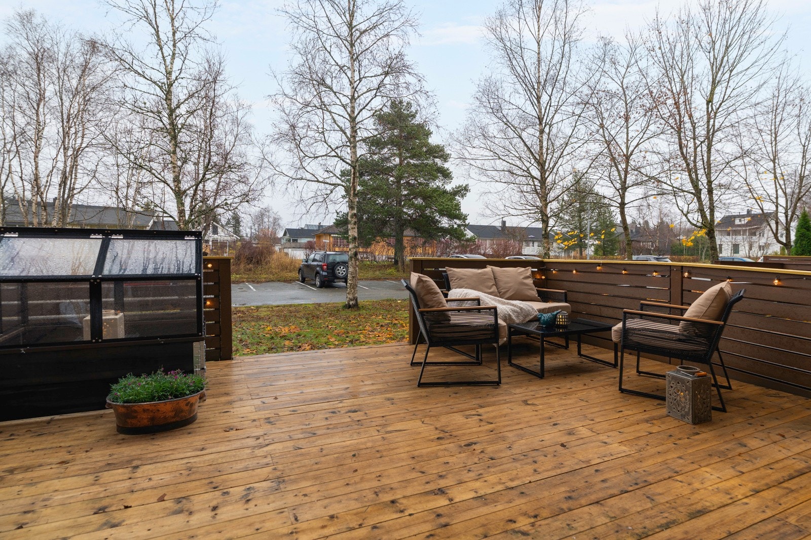 Terrasse på ca. 27 kvm mot nord Galleribilde